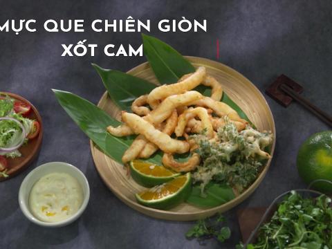 Mực Que Chiên Giòn Xốt Cam 1