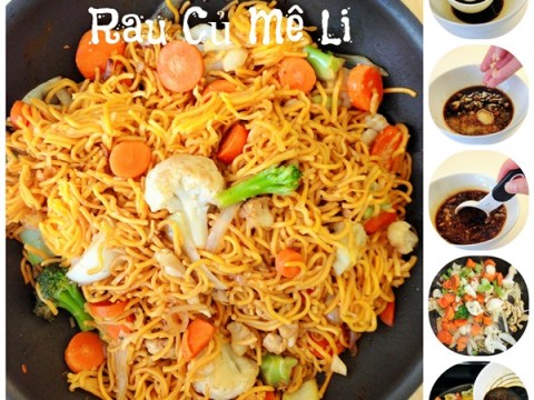 15 Phút Với Mì Trứng Xào Rau Củ Ngon Mê Li