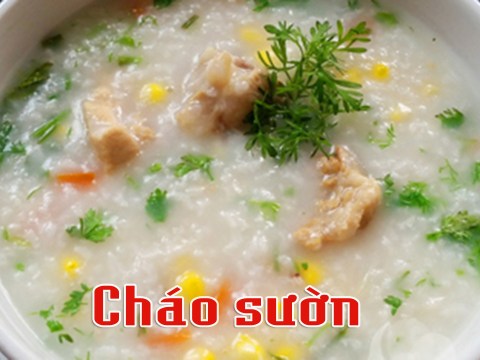 Ấm Bụng Với Cháo Sườn Thơm Ngon