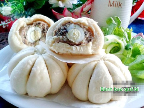 Bánh Bao Quả Bí đã đẹp Còn Ngon