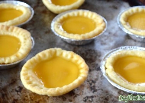 Bánh Tart Trứng Ngon Thèm Chảy Nước Miếng