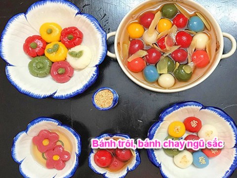 Bánh Trôi Ngũ Sắc Vừa Ngon Lại đẹp Mắt Cho Tết Hàn Thực