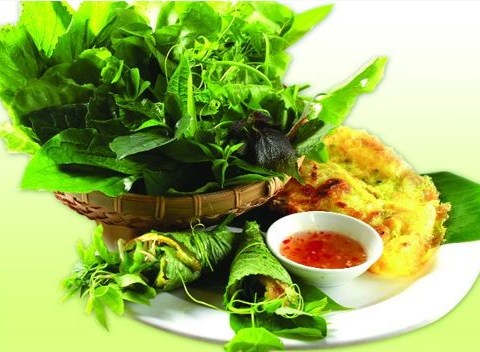 Bánh Xèo Rau Dại Miền Tây