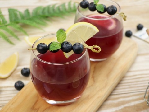 Blueberry Ginger Toddy