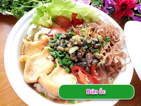 Bún ốc Thơm Ngon, Giòn Sần Sật Hấp Dẫn Ngày Mới