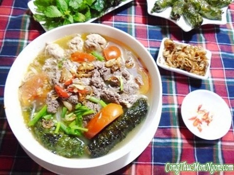 Bún Riêu Cua Cho Bữa Sáng