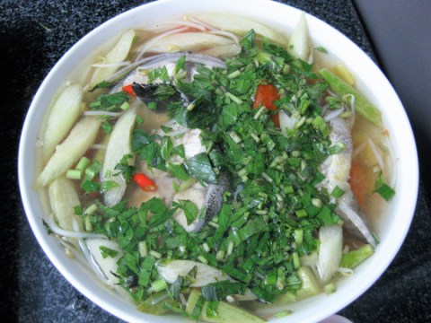 Cá Bớp Mà Nấu Canh Chua