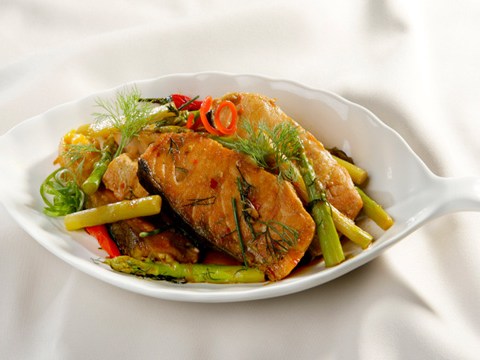 Cá Hồi Kho Nước Tương