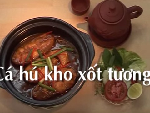 Cá Hú Kho Sốt Tương