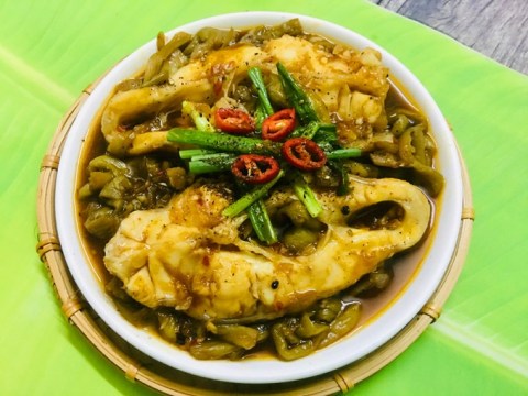 Cá Kho Dưa Môn