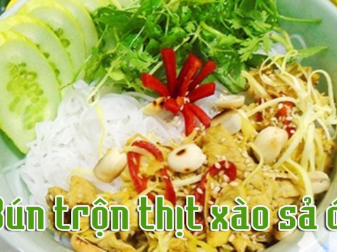 Cách Làm Bún Trộn Thịt Xào Sả ớt Cho Bữa Sáng Ngon Miệng