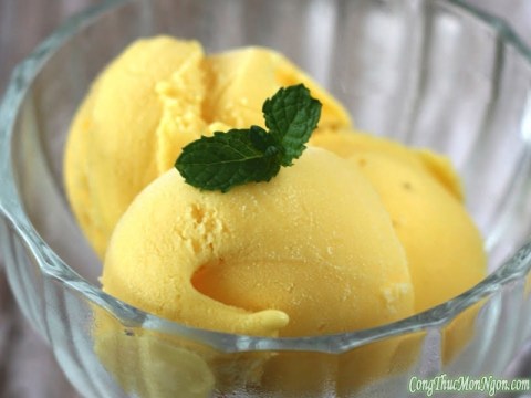 Cách Làm Kem Sorbet Hoa Quả Không Cần Tủ Lạnh