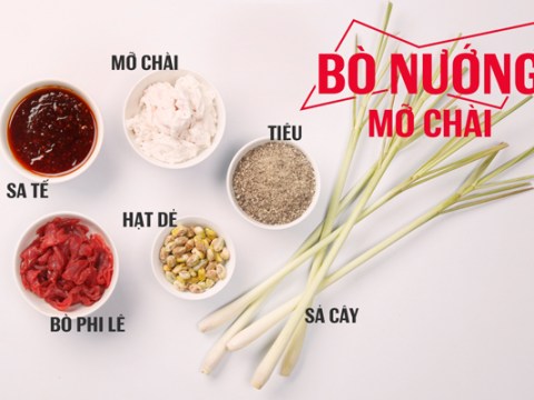 Cách Làm Món Bò Nướng Mỡ Chài