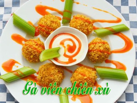 Cách Làm Món Gà Viên Chiên Xù Giòn Ngon Khó Chối Từ