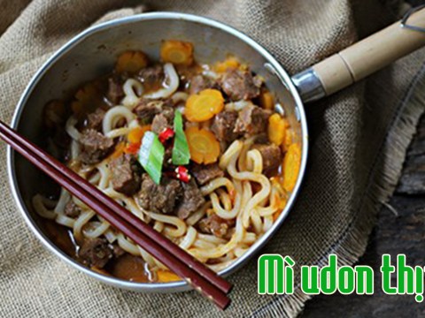 Cách Làm Món Mì Udon Thịt Bò Cực Ngon