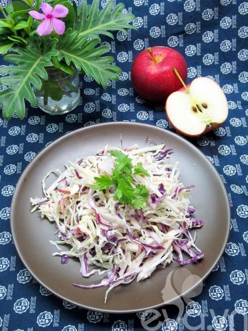 Cách làm món salad táo mật ong mát giòn, ngon đậm đà