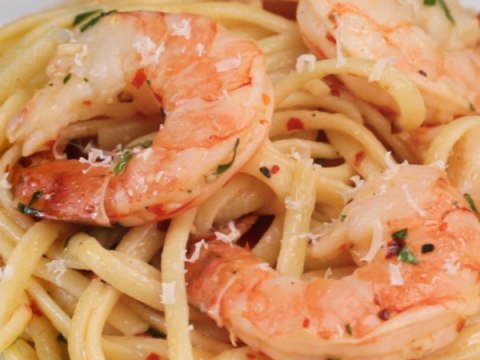 Cách Làm Spaghetti Tôm Nướng Ngon Không Cưỡng Nổi