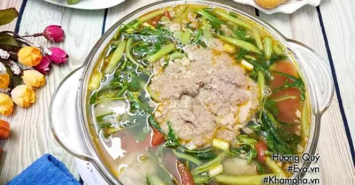 Cách nấu canh cua khoai sọ rau rút thơm ngọt cả nhà thích mê