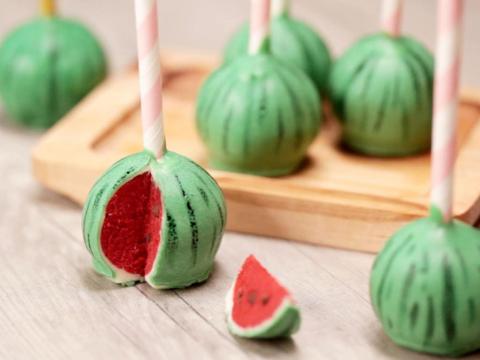 Cakepop Dưa Hấu Quá đẹp, Quá Ngon Mà Không Khó Làm