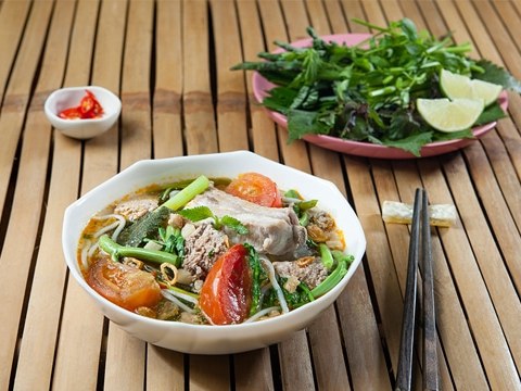 Canh Bún Sườn Riêu Cua