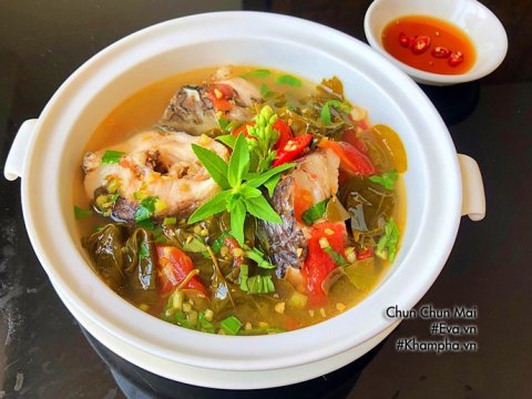 Canh Chua Cá Lóc Lá Giang Thơm Ngon, Thanh Mát Ngày Nắng