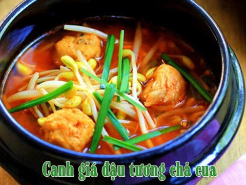 Canh Giá đậu Tương Chả Cua Ngon Miệng, Hao Cơm