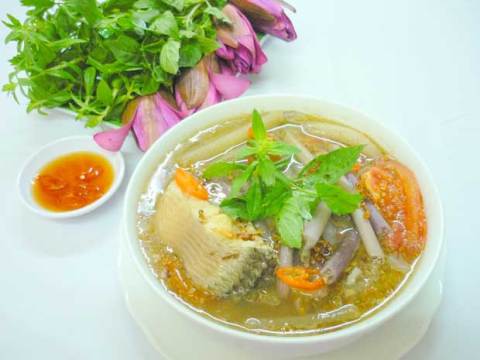 Canh Súng Nêm Tương Hột, đậu Phộng