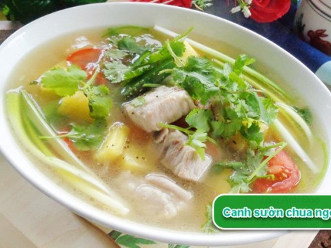 Canh Sườn Chua Ngọt Dễ Nấu, Dễ ăn