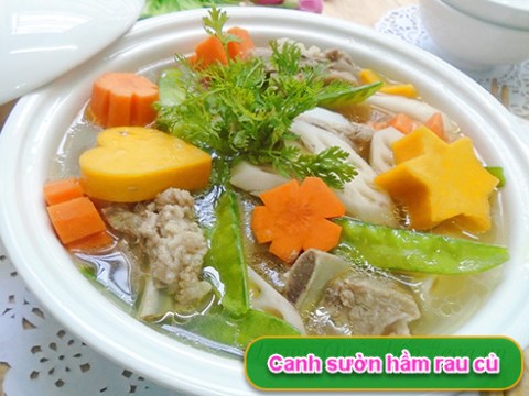 Canh Sườn Hầm Rau Củ Bổ Dưỡng