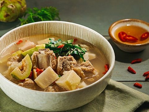 Canh Sườn Mít Non Trái Vả