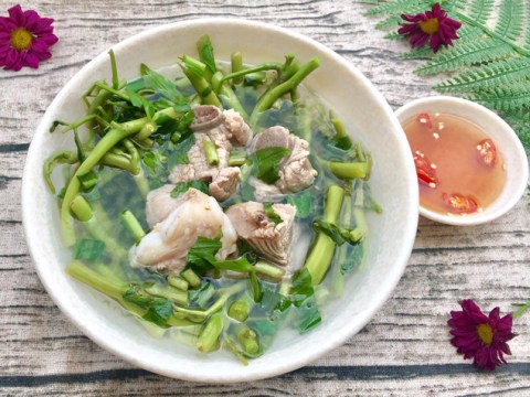 Canh Sườn Rau Rút Nấu Me