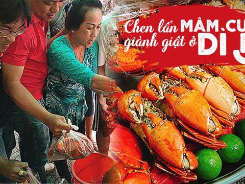 Choáng Váng Cảnh Chen Lấn Giành Giật Mua "mâm Cua Dì Ba" ở Sài Gòn, 10 Phút Bán 30kg