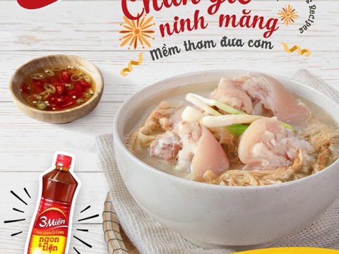 Cơm Ngoài Sao Bằng Cơm Mẹ Nấu Với Công Thức Chân Giò Ninh Măng Từ Helen’s Recipes