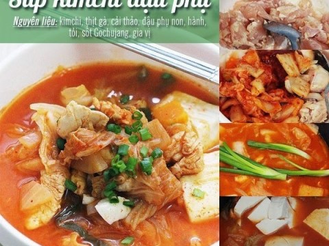 Công Thức Làm Món Súp Kimchi đậu Phụ