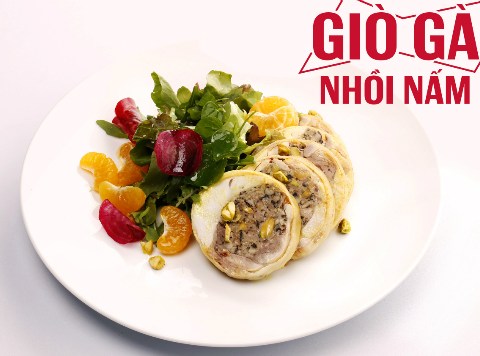 Giò Gà Nhồi Nấm Lạ Miệng Cho Mâm Cỗ Ngày Tết