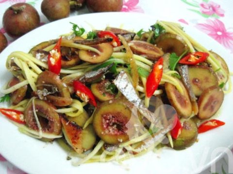 Gỏi Sung Khô Cá Chỉ Vàng