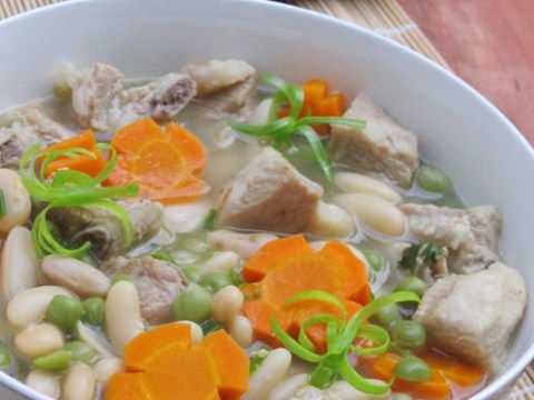 Hấp Dẫn Canh Sườn Hầm đậu