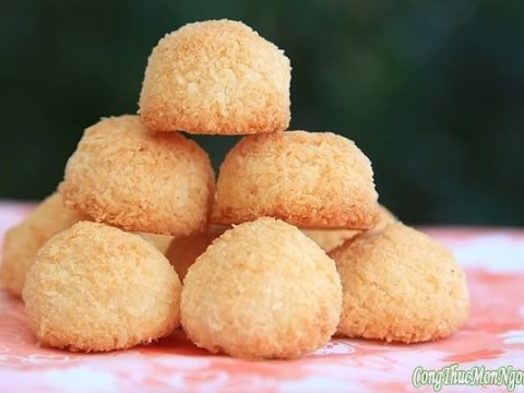 Hướng Dẫn Làm Bánh Cookies Dừa Mềm Xốp Thơm Ngon Hấp Dẫn