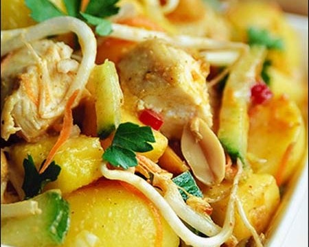 Hướng Dẫn Làm Món Salad Gà Kiểu Indonesian