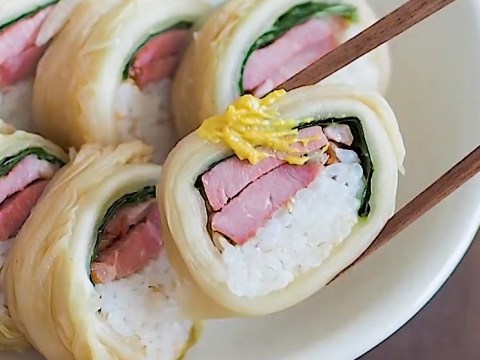 Không Cần Rong Biển Vẫn Có Thể ăn Kimbap Theo Cách Này