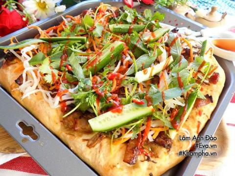 Mẹ đảm Trổ Tài Làm Bánh Mì Kiểu Pizza Cho Bé ăn Chơi Cuối Tuần