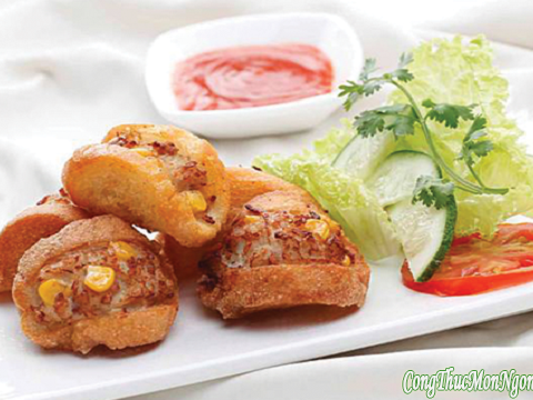 Món Bánh Mì Chiên Thịt Cua đậm đà, Bổ Dưỡng