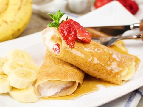 Nhân Nhi Bánh Crepe Chuối Dâu Tây Cuối Tuần