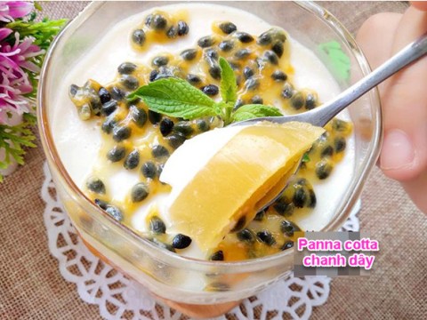 Panna Cotta Chanh Dây Chuẩn Vị, ăn đã Miệng Mùa Hè