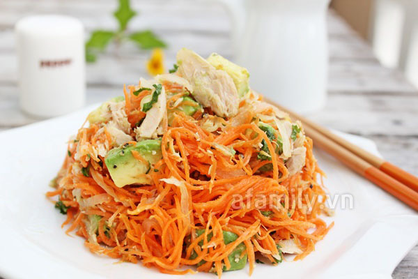 Salad cà rốt - làm cực nhanh ăn cực ngon