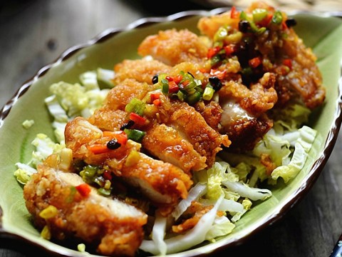 Salad Gà Chiên Thơm Giòn ăn Ngon Mà Không Sợ Béo