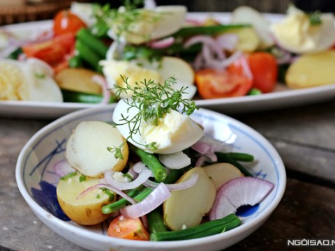 Salad Khoai Tây Cho Tiệc Noel