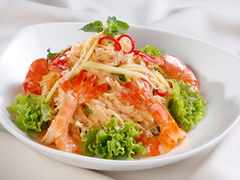 Salad Tôm Xốt Kem