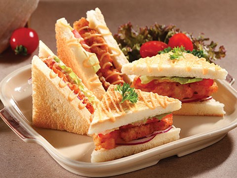 Sandwich Kẹp Chả Tôm