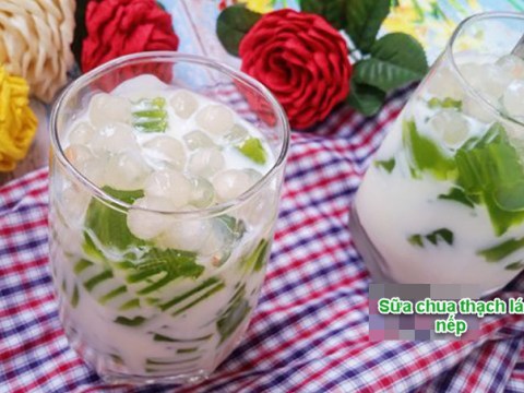 Sữa Chua Thạch Lá Nếp, ăn Một Lần Là Mê